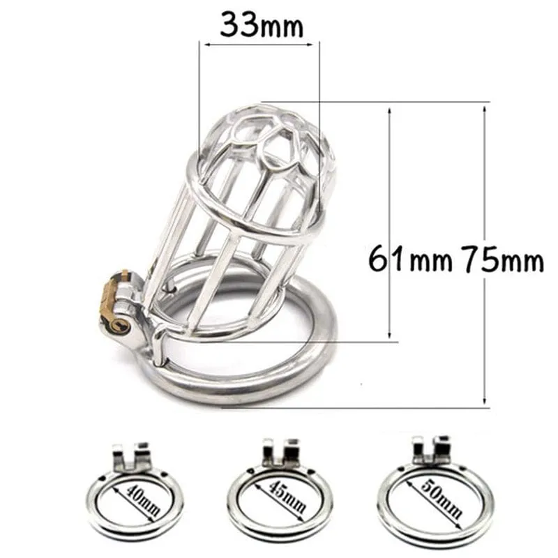 0483M      Behind Bars High Security Cock Cage Chastity Device