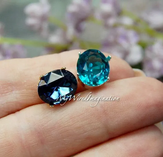 12x10mm Oval, Art 4100, 3 Pieces, Crystal Rhinestone or Gemstone Sew On Setting, Gold plated