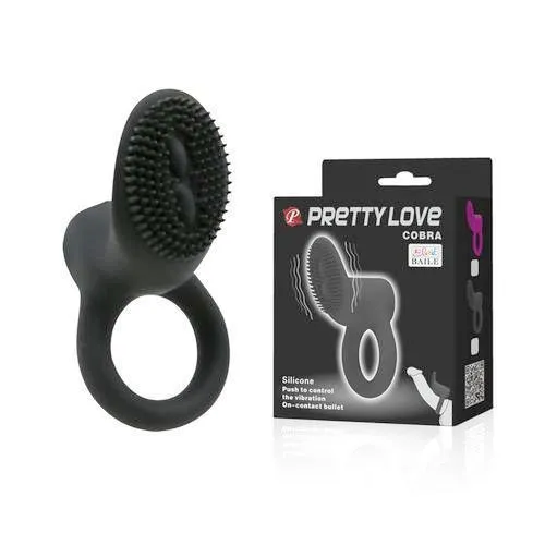 1525M      Clit Stimulator Vibrating Cock Ring