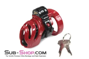 1559M-SIS      Sissy Trainer High Security Hinged Locking Male Chastity Device