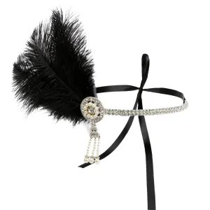 1920s Headband Great Gatsby Headpiece Flapper Fascinator|JaosWish