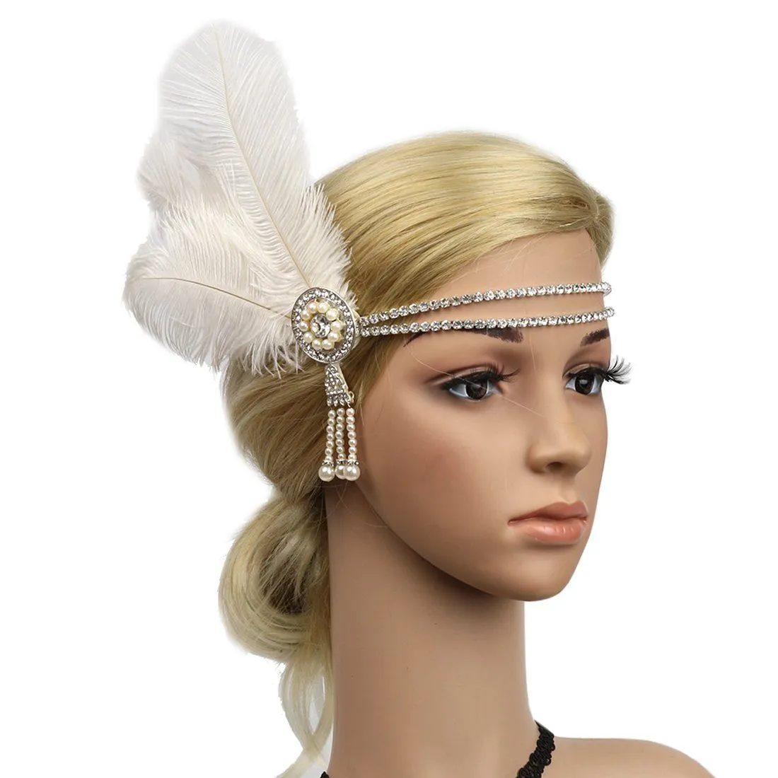 1920s Headband Great Gatsby Headpiece Flapper Fascinator|JaosWish