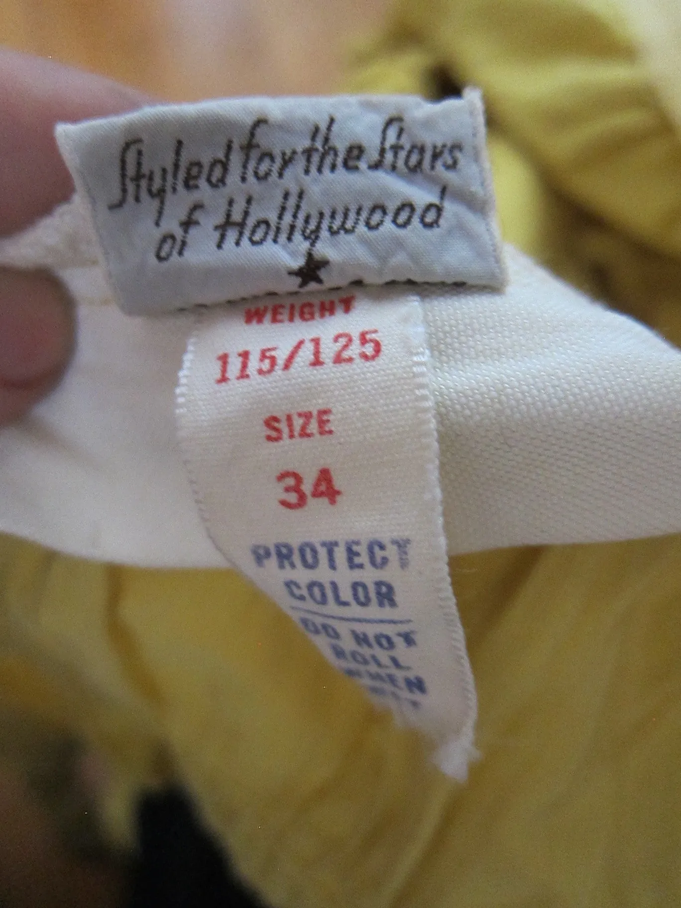 1940s Yellow Retro Bathing Suit by Catalina California Creation