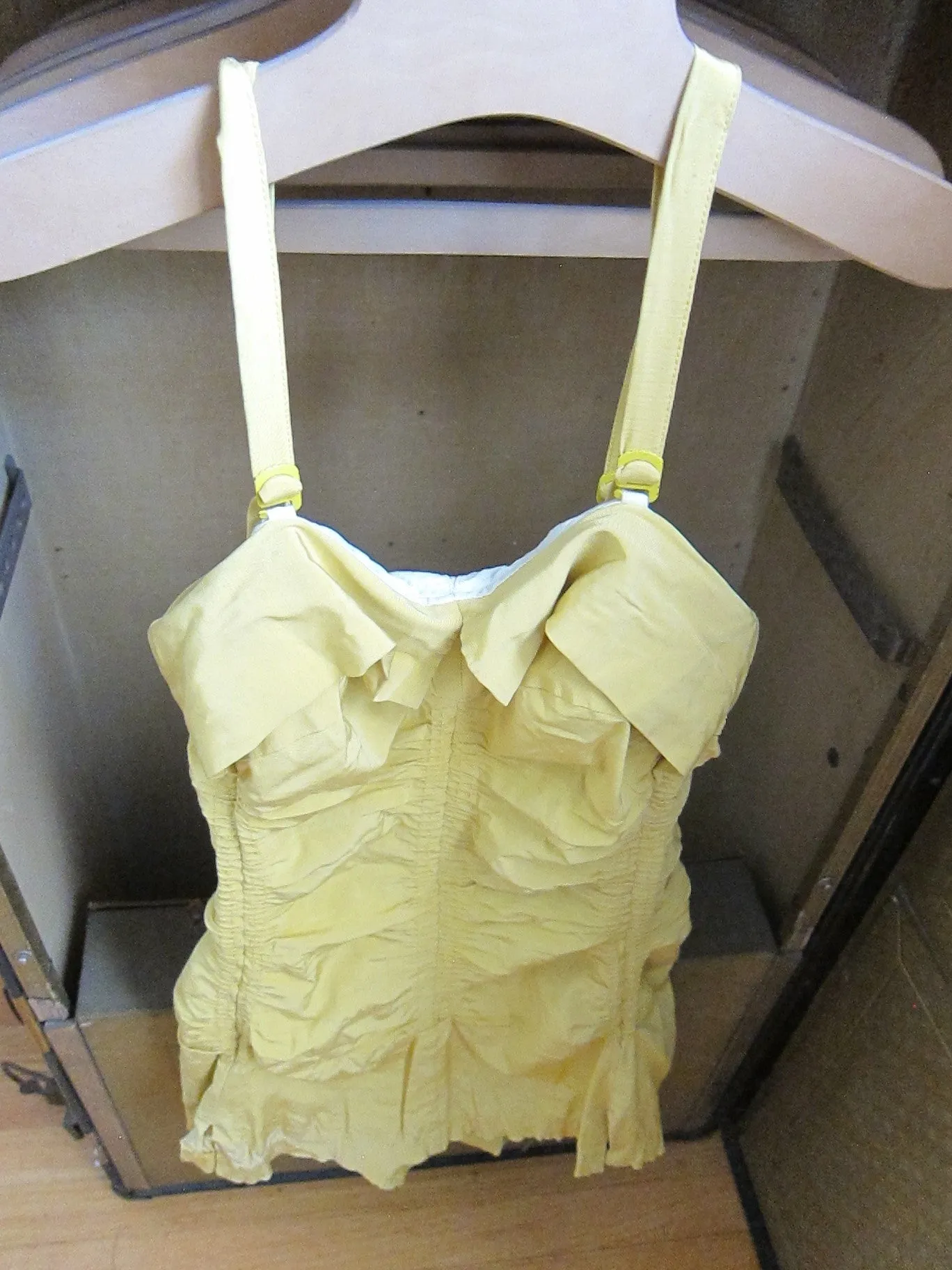 1940s Yellow Retro Bathing Suit by Catalina California Creation