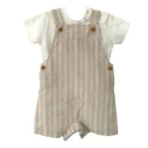 2-Piece French Stripe Romper