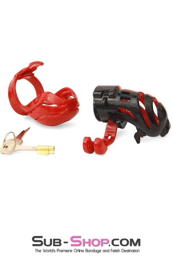 2391M      The Vortex Full Cock and Ball Enclosure High Security Pin Tumbler Cock Cage Chastity