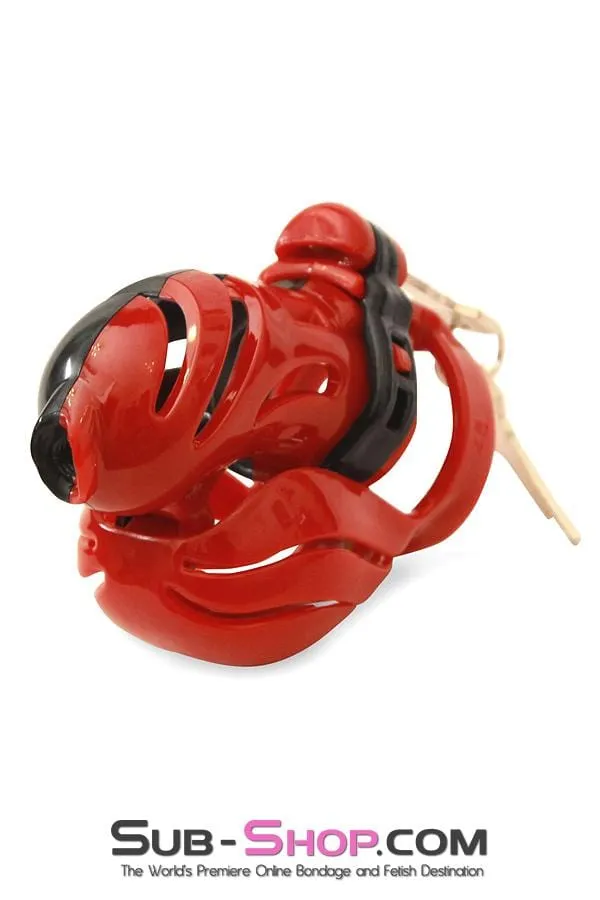 2391M      The Vortex Full Cock and Ball Enclosure High Security Pin Tumbler Cock Cage Chastity
