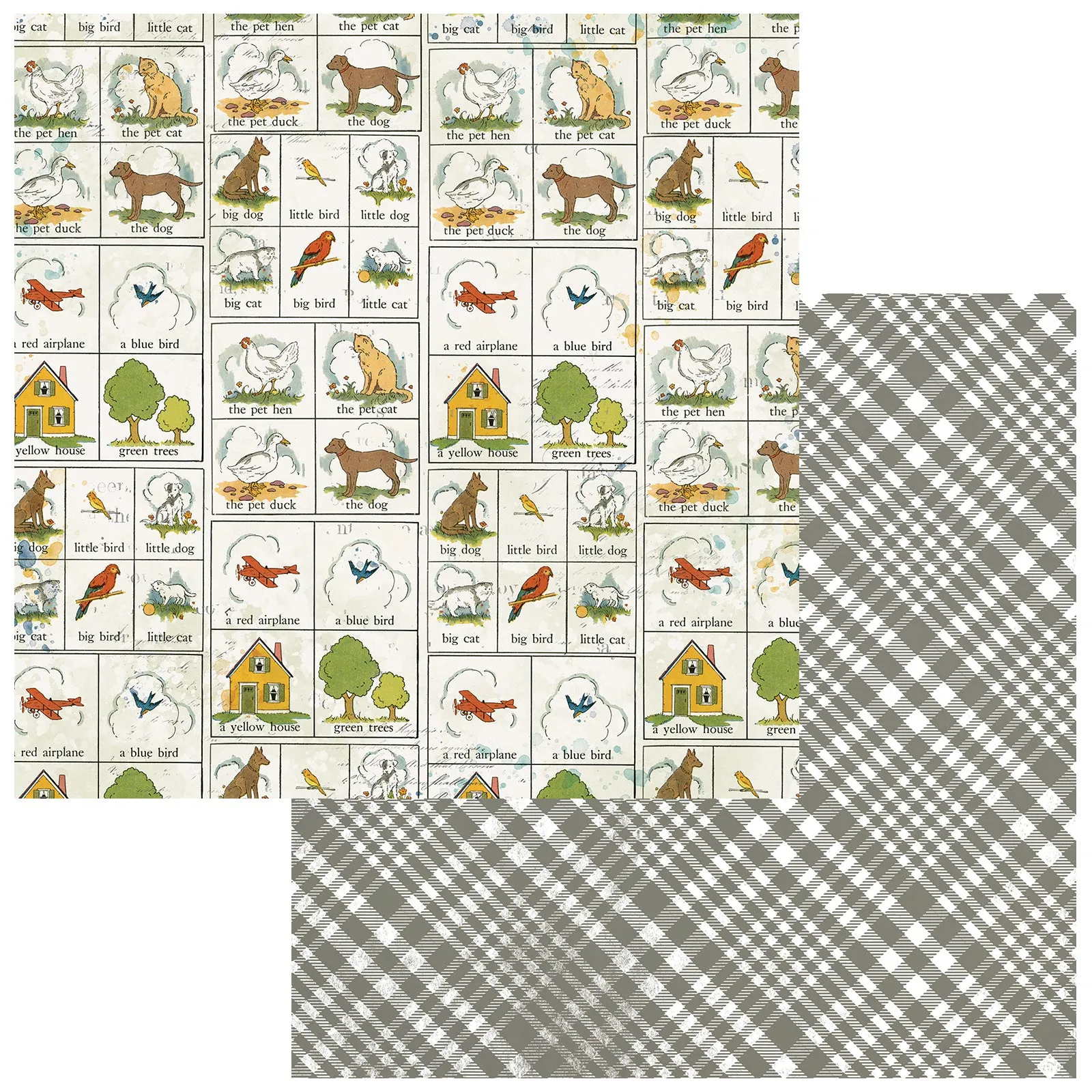 49 & Market - Toddler Time - 12x12 Single Sheets - Clippings