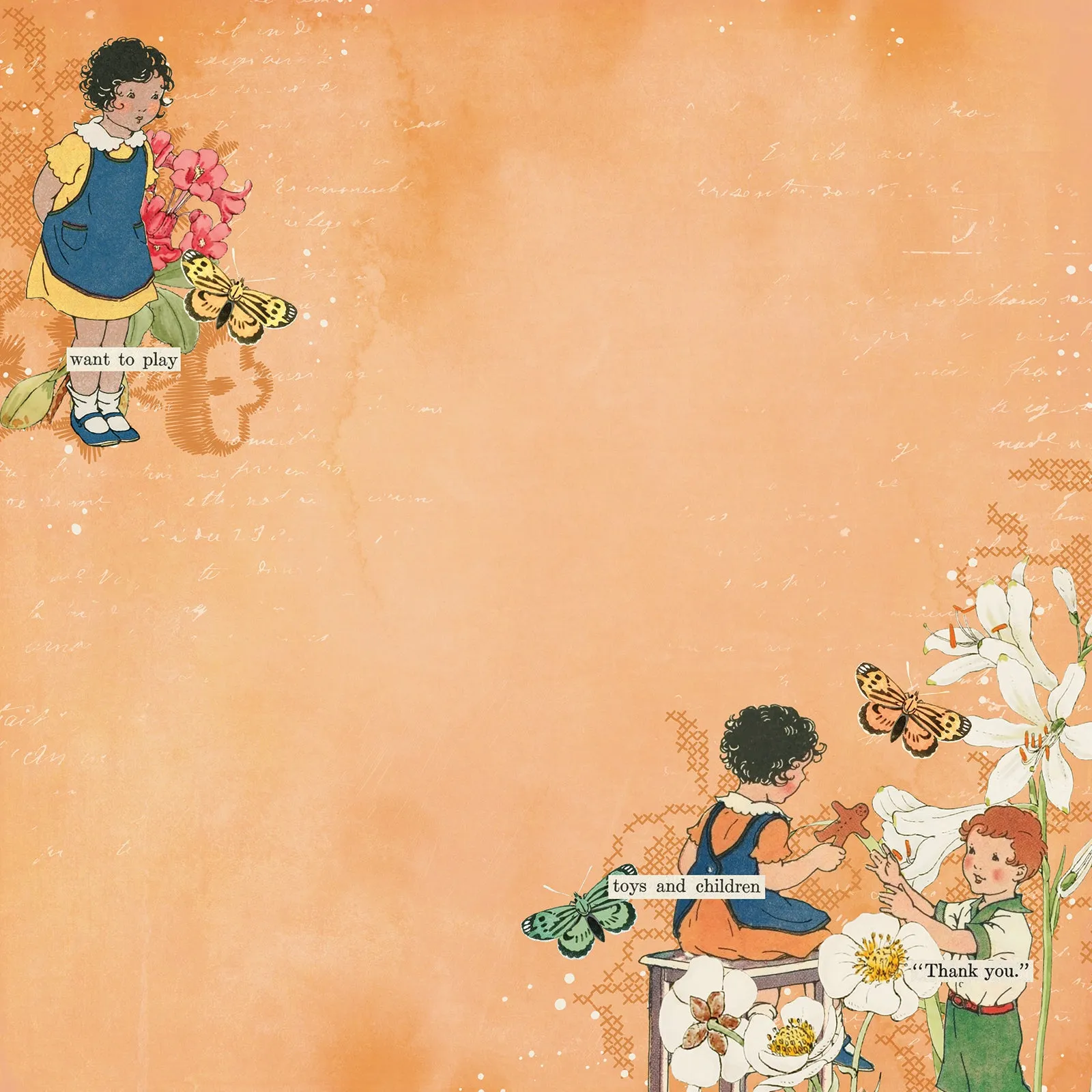 49 & Market - Toddler Time - 12x12 Single Sheets - Playtime