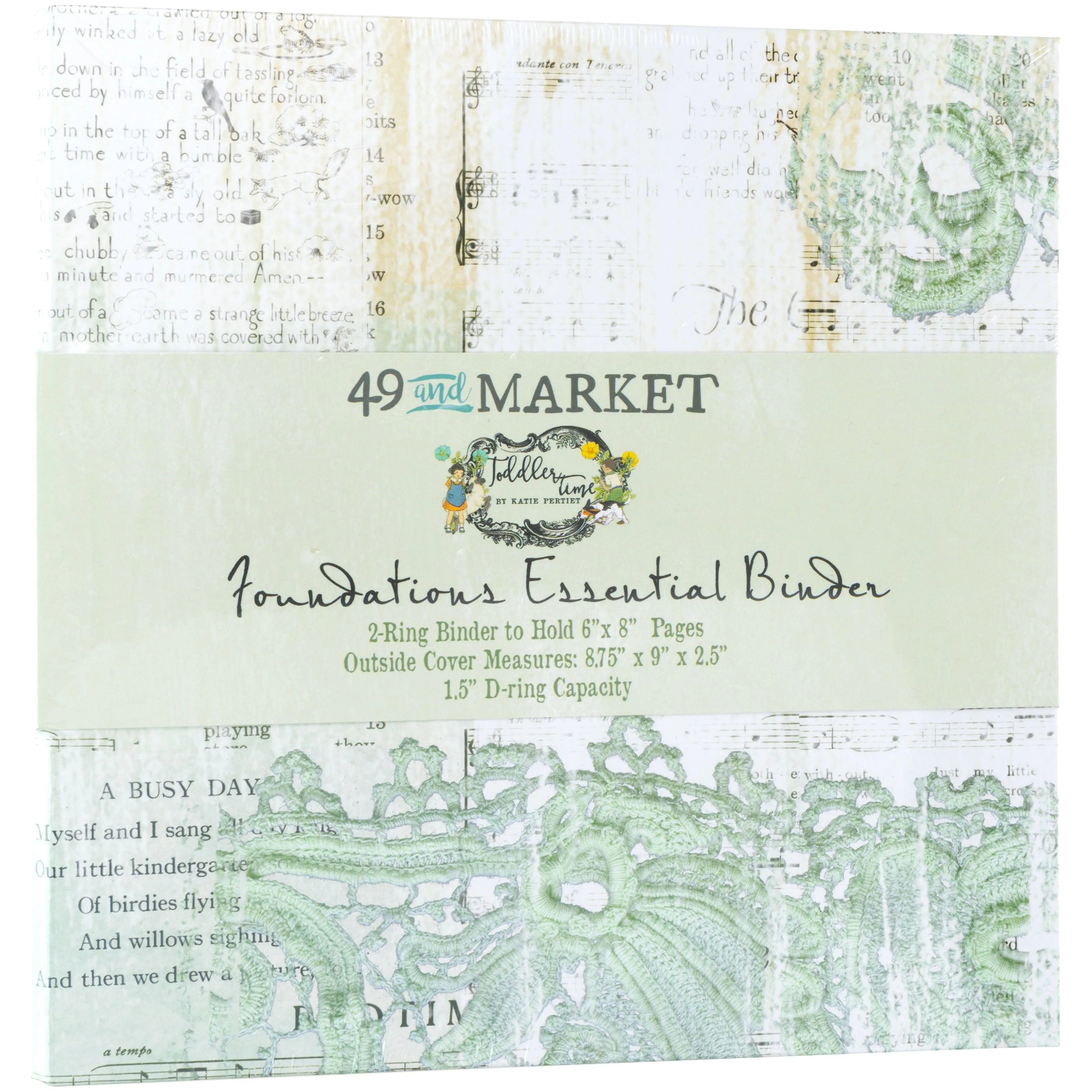 49 & Market - Toddler Time - Mint - Foundations Essential Binder