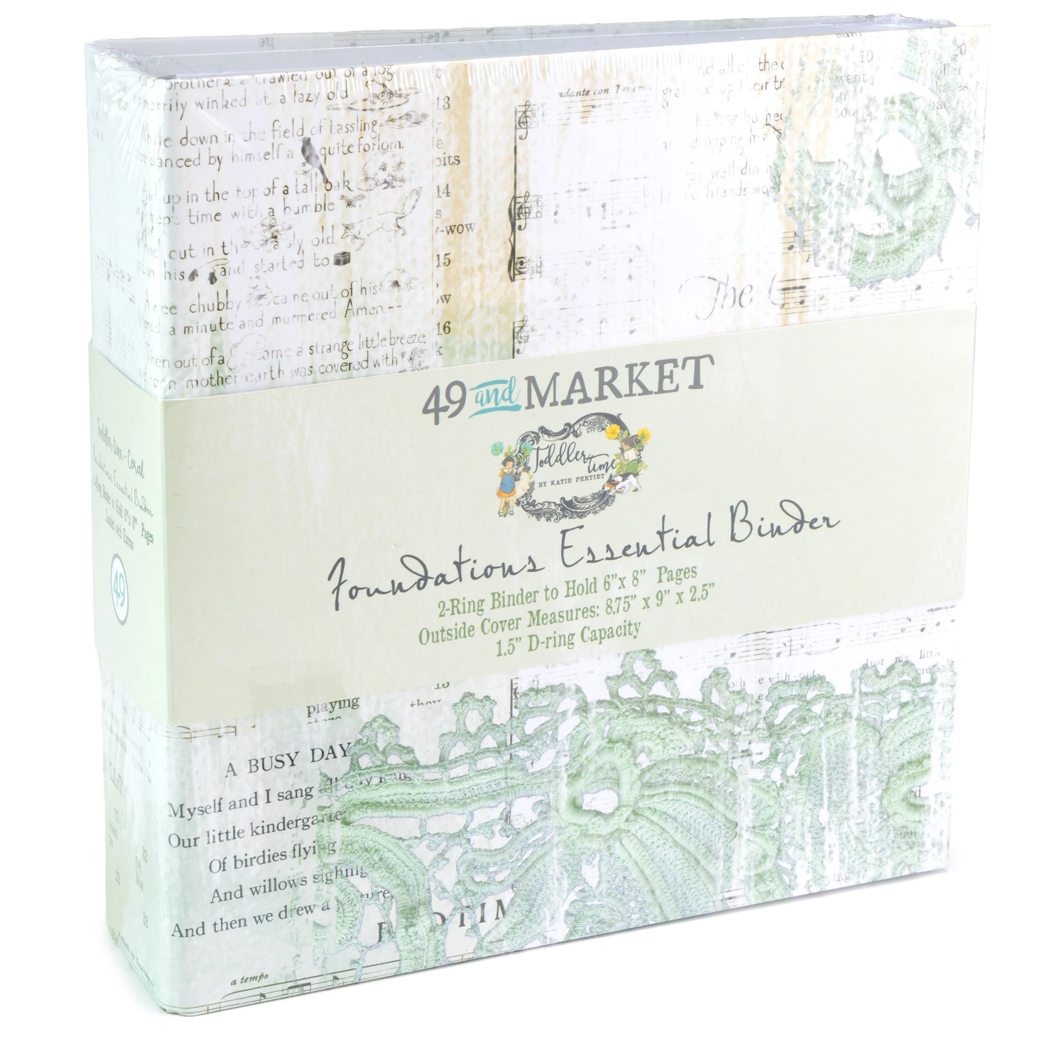 49 & Market - Toddler Time - Mint - Foundations Essential Binder