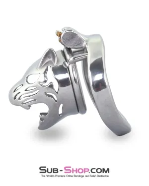 6792M      Crouching Tiger Steel Chastity Cock Cage