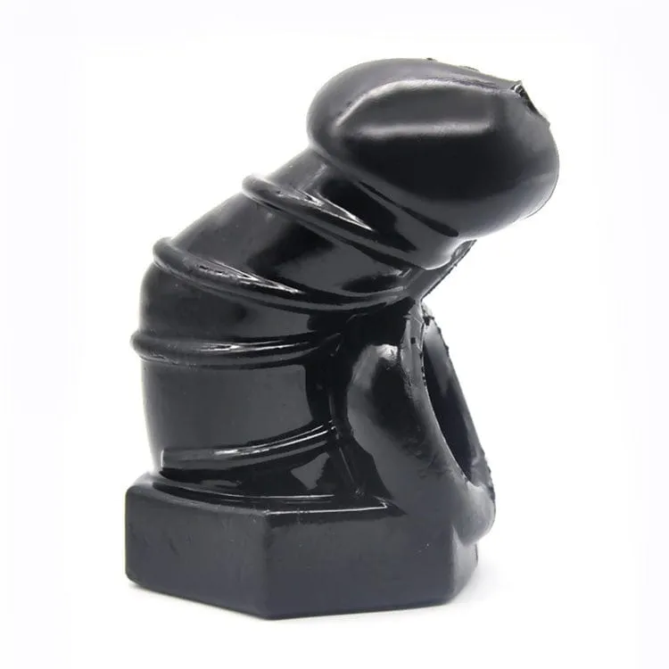 6809M      Bolted Restrictive Jelly Cock Cage with Nubs