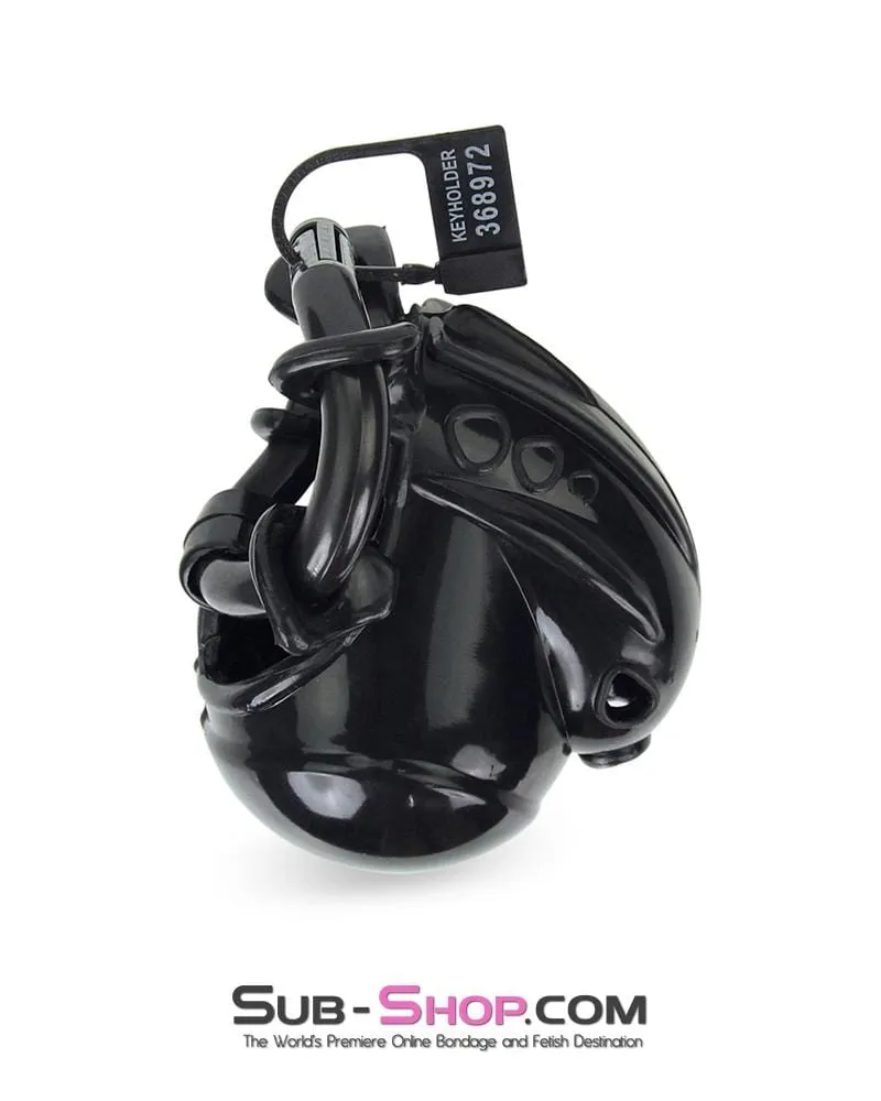 6897M-SIS      Sissy Bondage Full Coverage Cock Locker Male Chastity Tease and Denial Cage