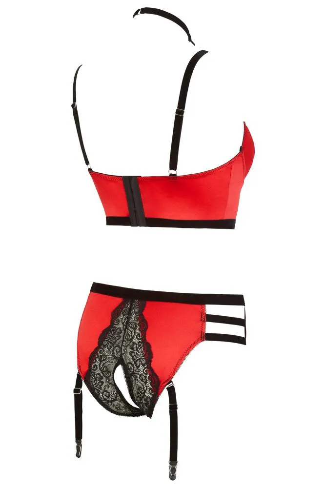 Abierta Fina Bustier with Waist-High Briefs