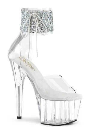 ADORE-724RS-02 Exotic Sandal | Clear Vinyl