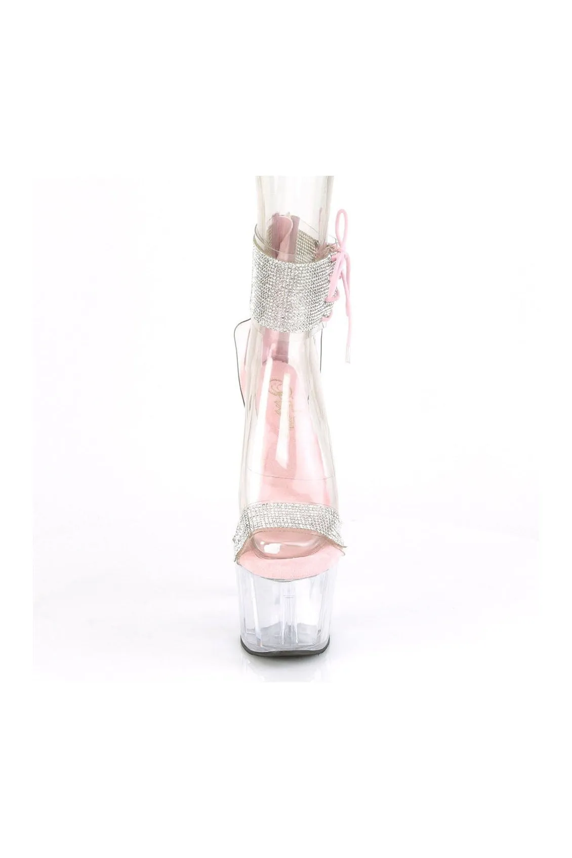 ADORE-727RS Exotic Sandal | Pink Vinyl