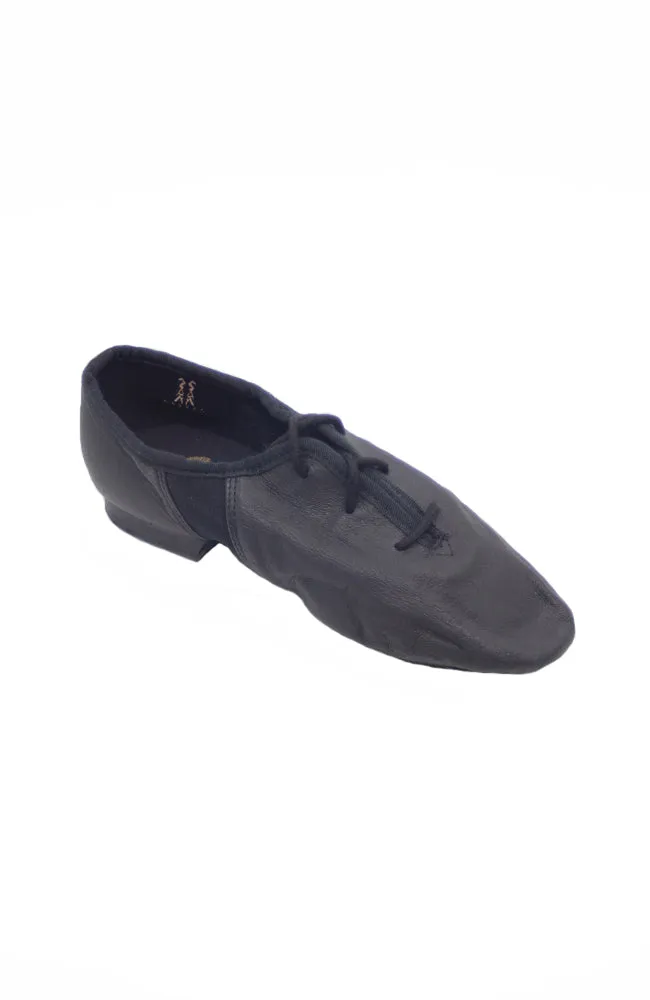 Adult Black Tivoli Lace Up Jazz Shoes