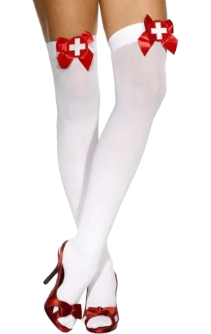 Adult Nurse Thigh High Stockings