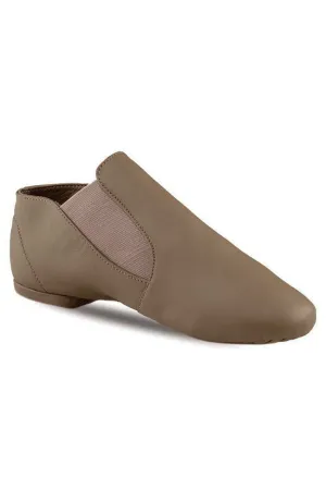 Adult Tan Slip On Jazz Shoes
