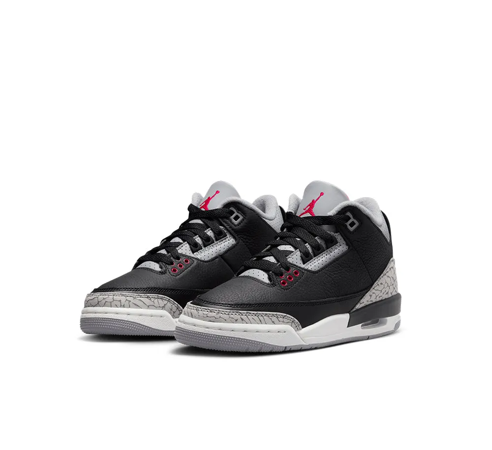 Air Jordan 3 Retro (GS) "Black Cement"