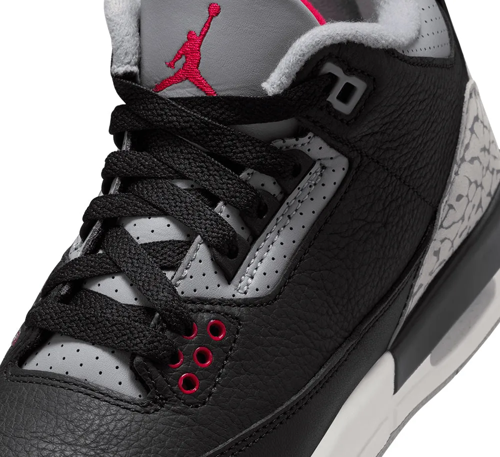Air Jordan 3 Retro (GS) "Black Cement"