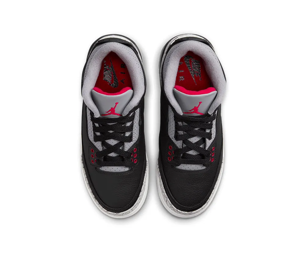 Air Jordan 3 Retro (GS) "Black Cement"