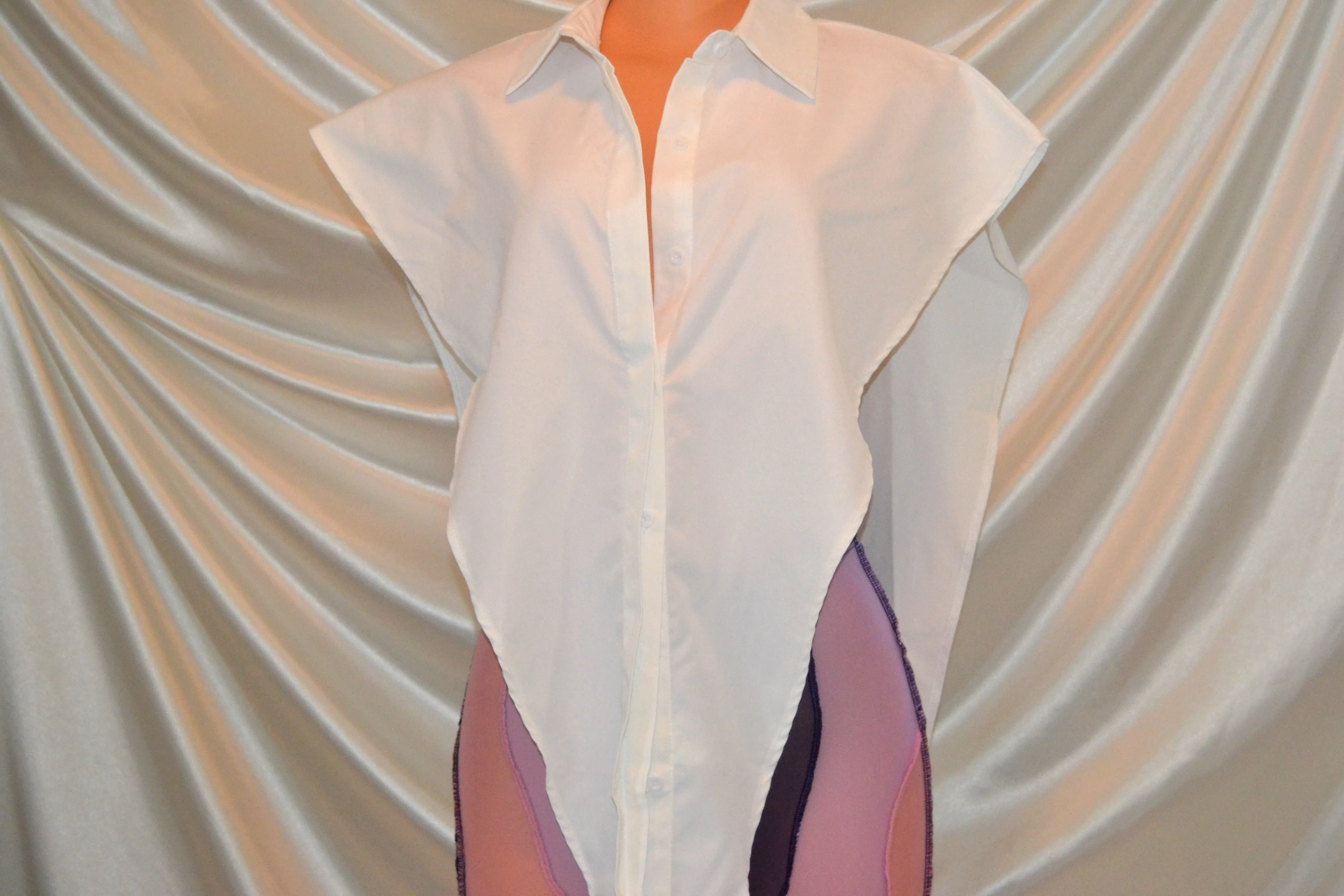 Amara Button Down Blouse x White