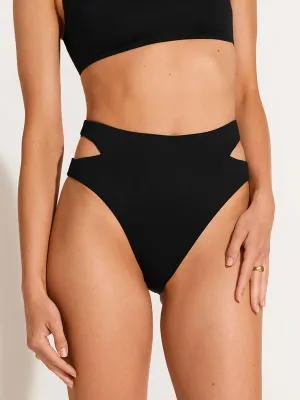 Amara High Waist Bottom in Eco Black