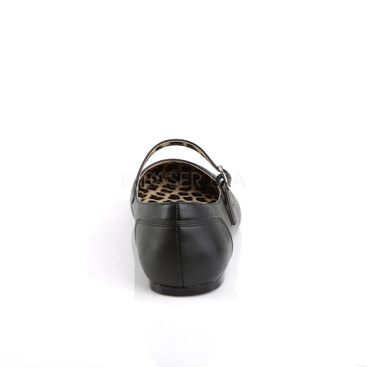ANNA-02  Black Faux Leather