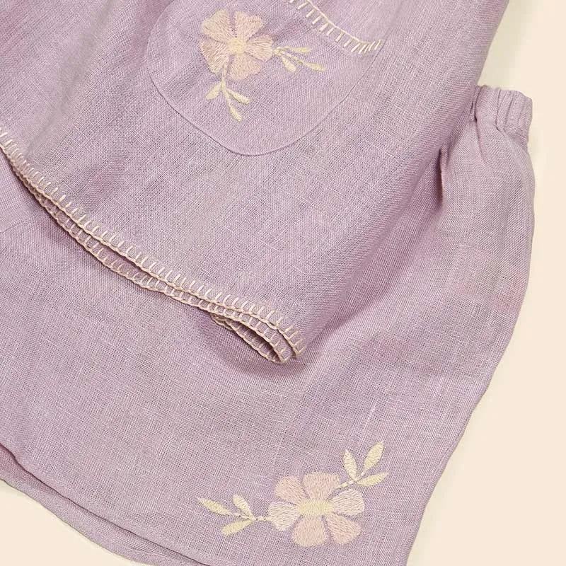 Apolina - Barbara shorts & top set - Lavender