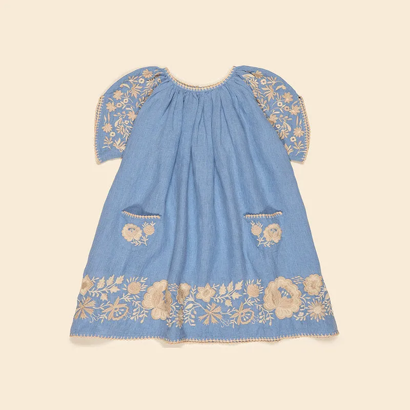 Apolina - Fay dress - Cornflower