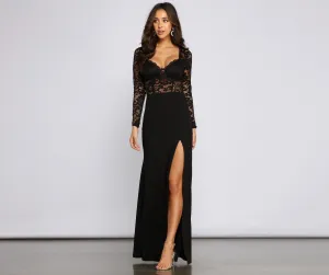 April Formal Stylish Lace Mermaid Dress