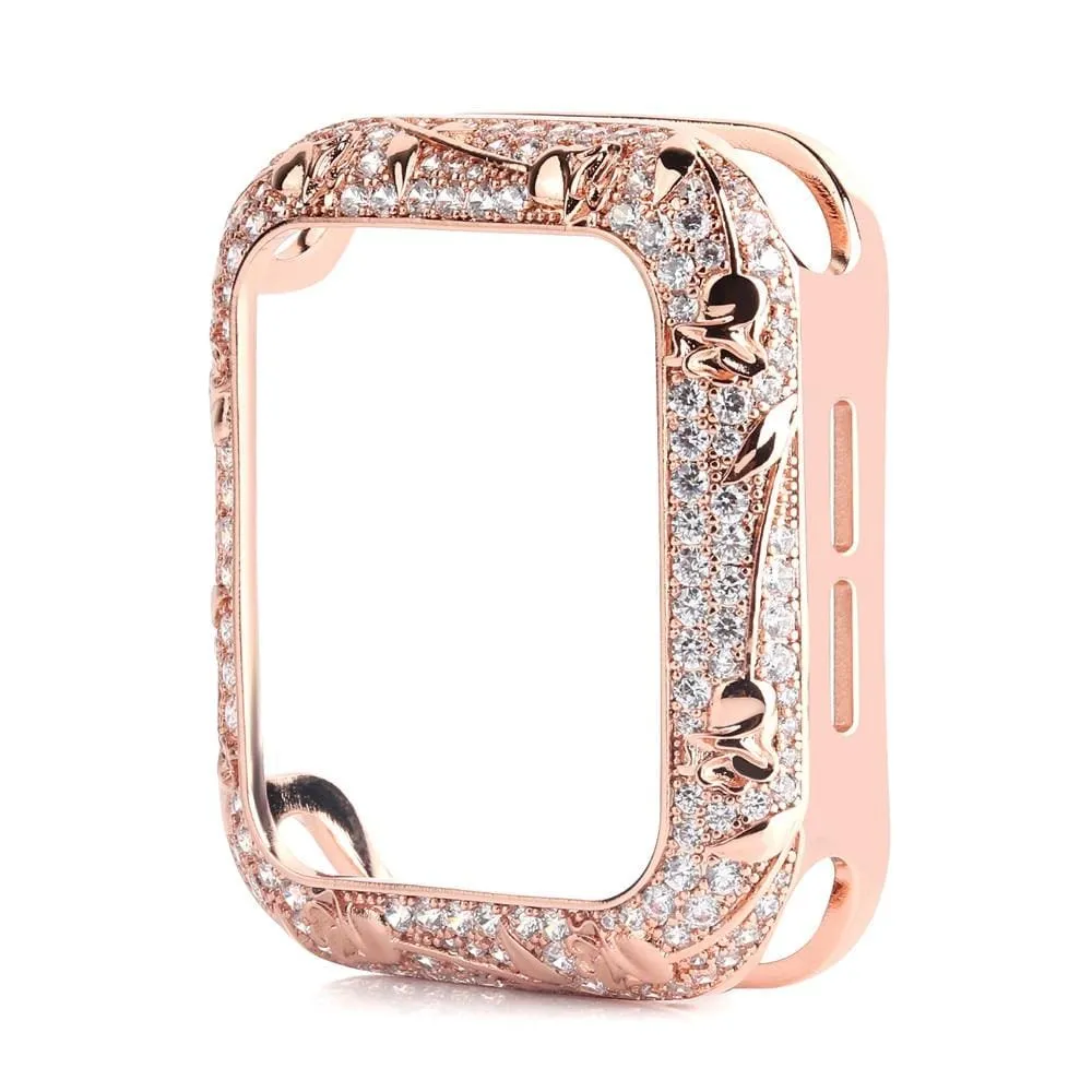 Armor Carved Diamond Protective Case Compatible With All Apple Watch Series