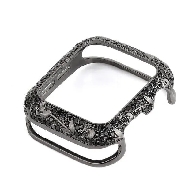 Armor Carved Diamond Protective Case Compatible With All Apple Watch Series