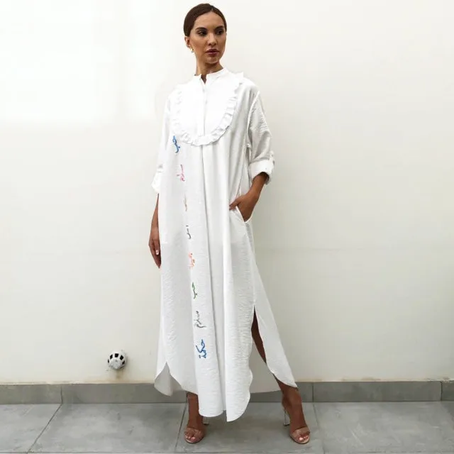 AW19 LINEN SHIRT DRESS