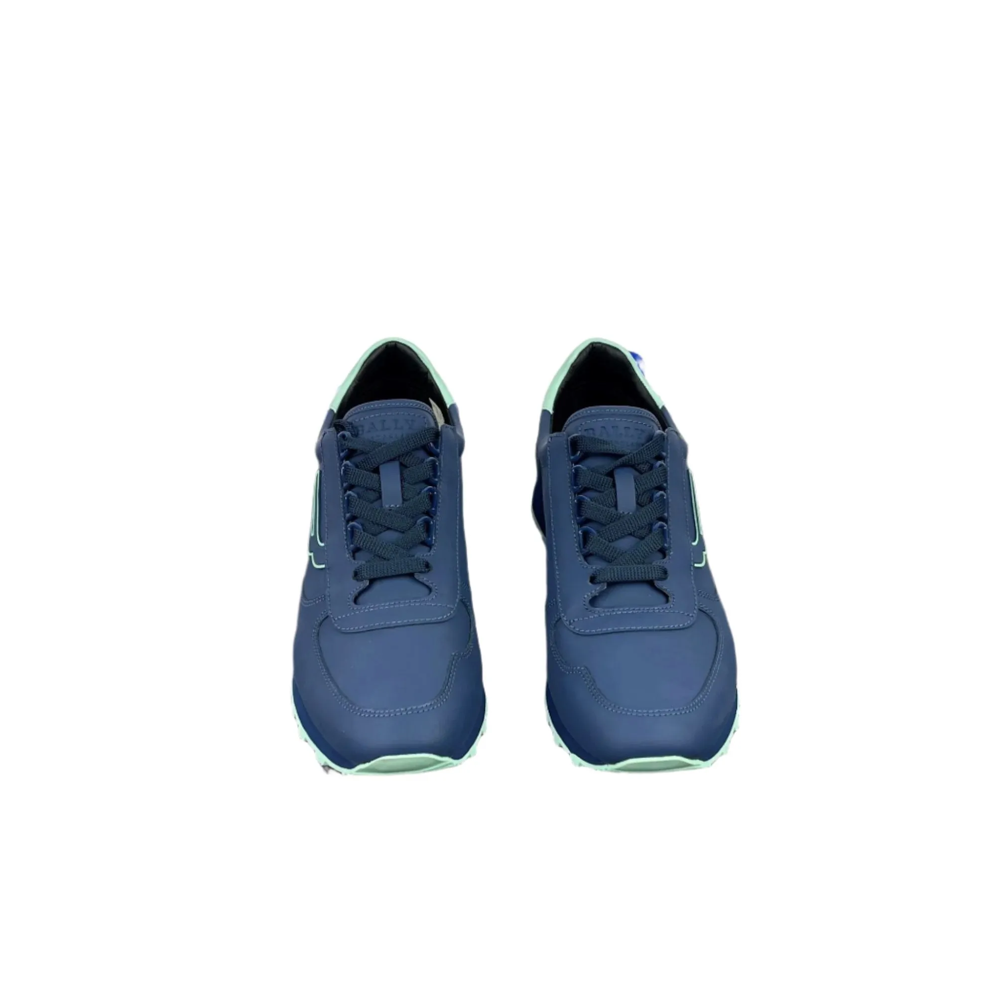 Bally Gavino Blue Sky Leather Sneakers