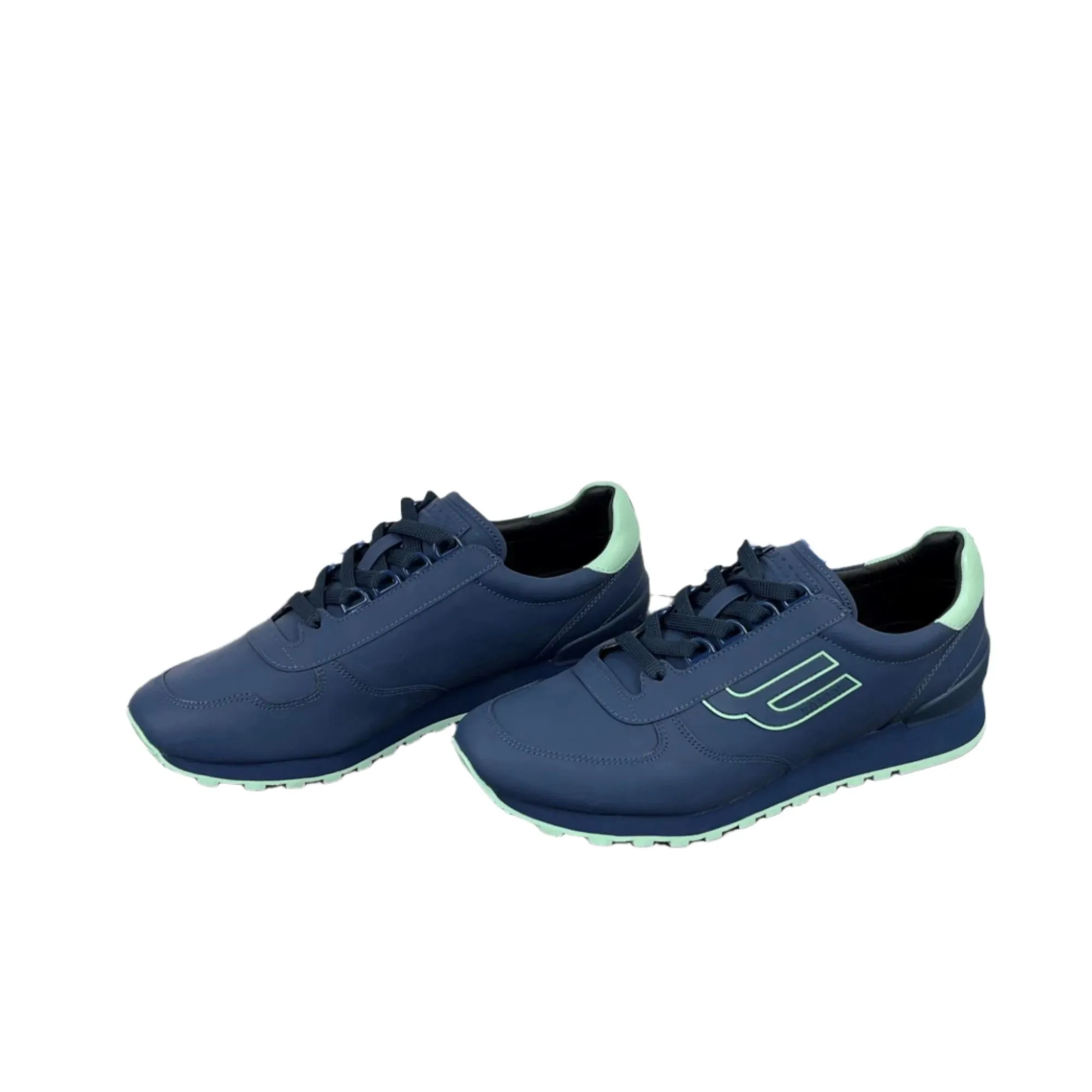 Bally Gavino Blue Sky Leather Sneakers