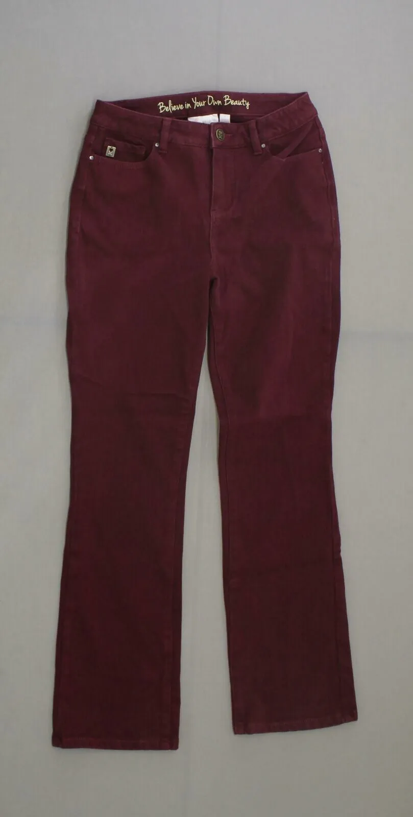 Belle by Kim Gravel Women's Flexibelle 5 Pocket Boot Cut Jeans 2