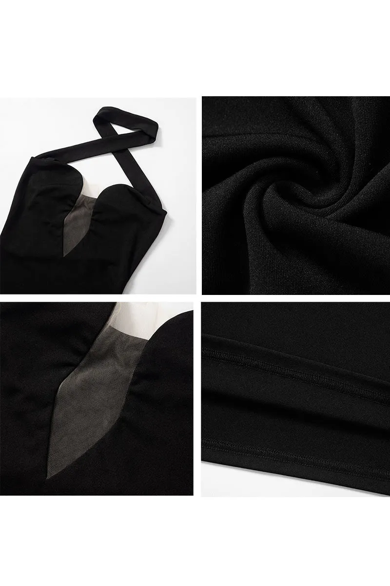 BL630 Bodycon Wrap Mini Dress