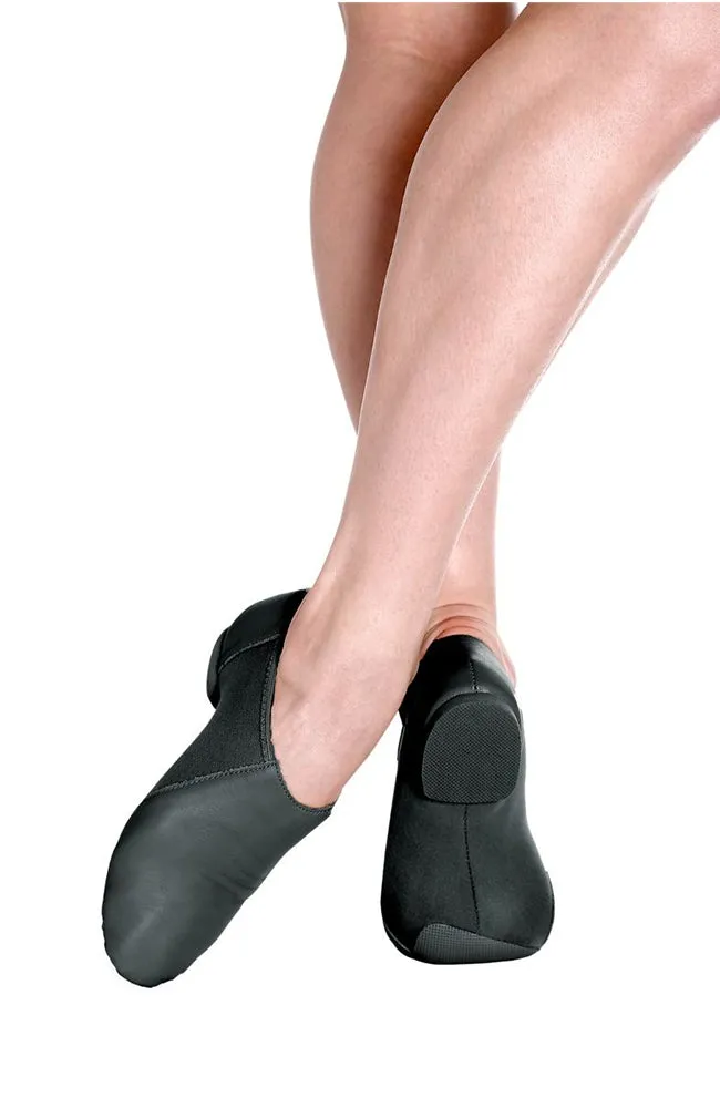 Black Java Slip On Jazz Shoes - Child