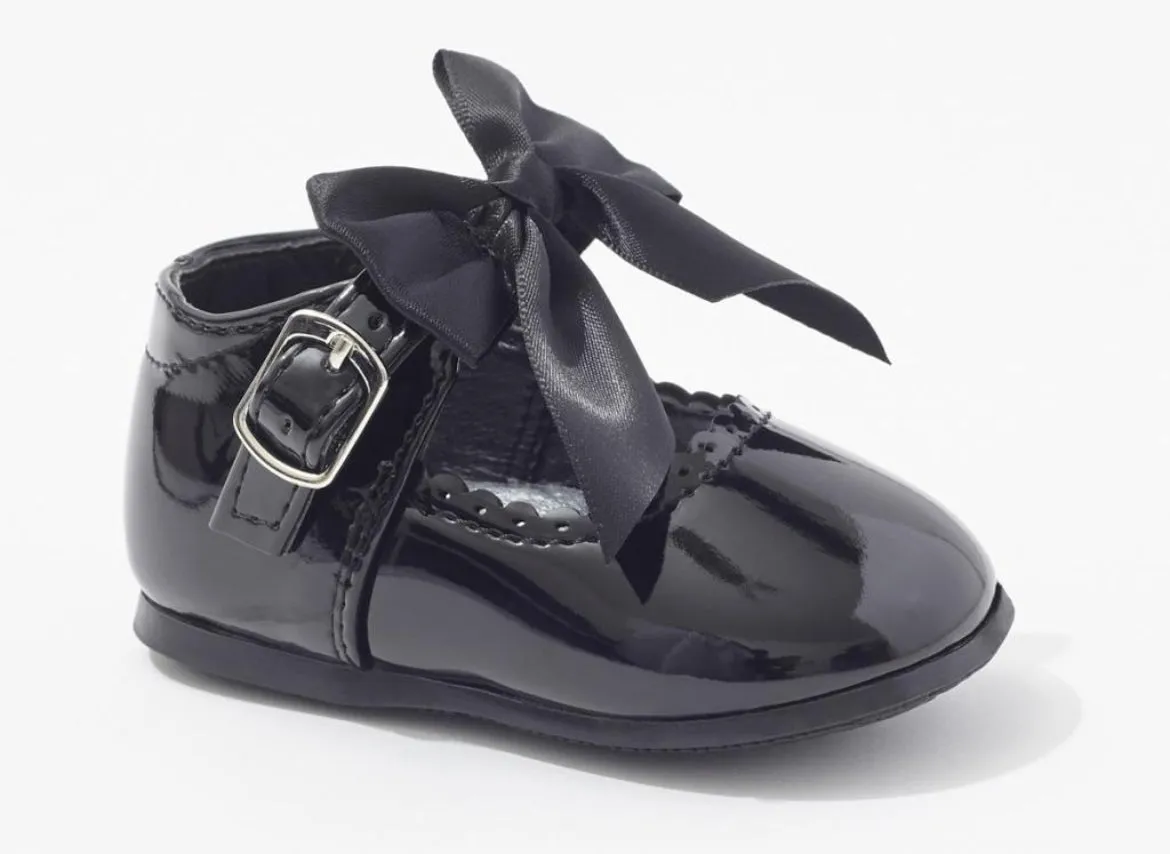 Black Kylie Bow Shoes
