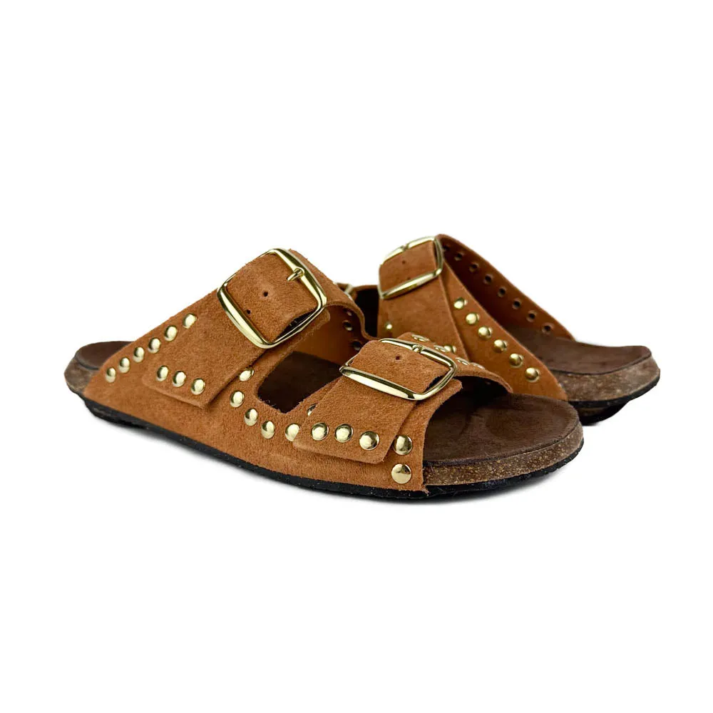 Bosabo - 430 Lisa Rivet Sandals (Caramel)
