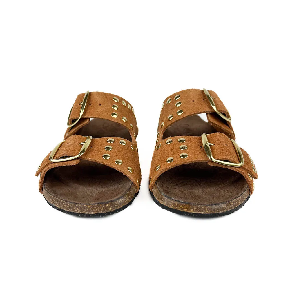 Bosabo - 430 Lisa Rivet Sandals (Caramel)