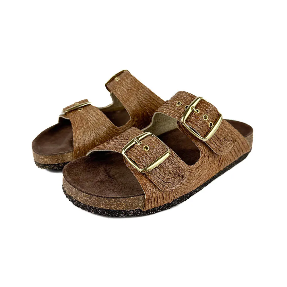 Bosabo - 496 Raffia Sandals (Naturel)