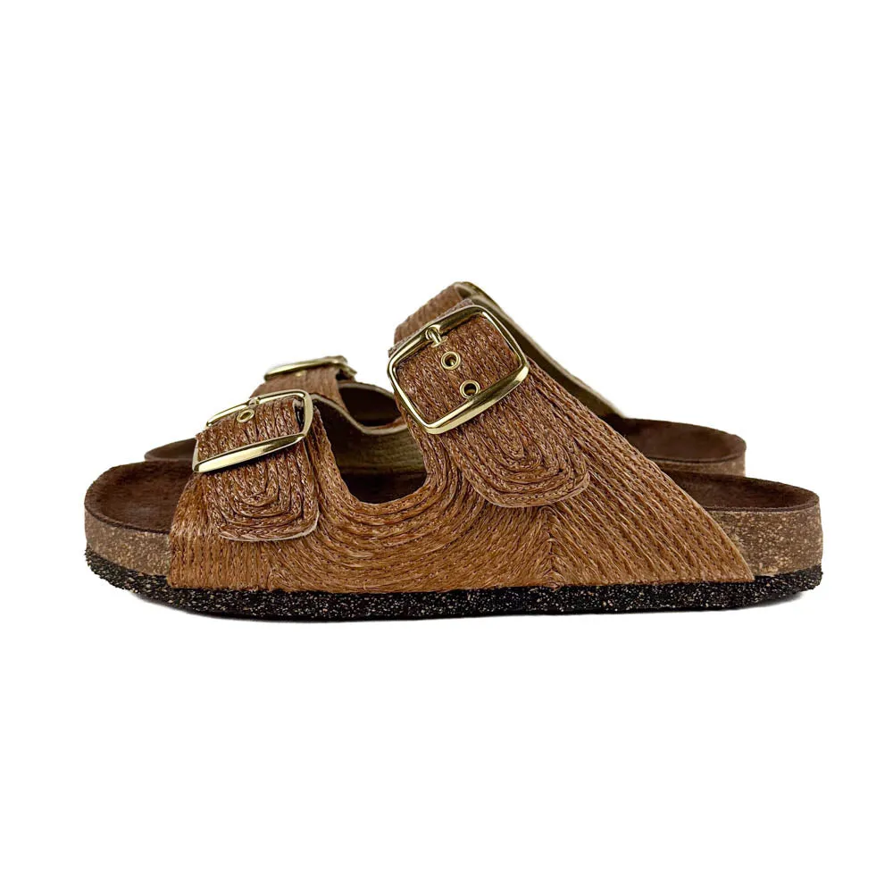 Bosabo - 496 Raffia Sandals (Naturel)