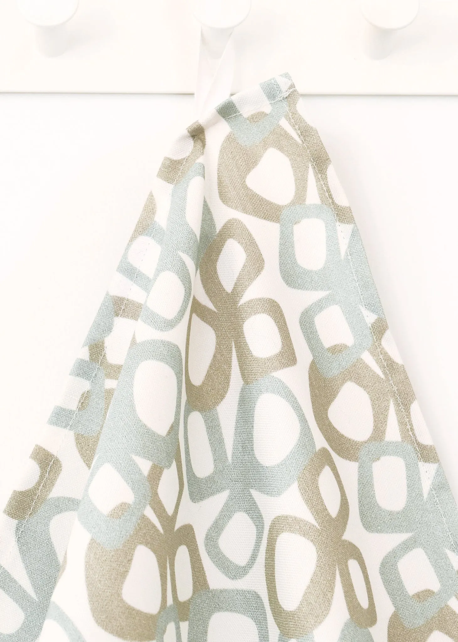 Bow Linen Cotton Tea Towel (18.5x25) – Stone
