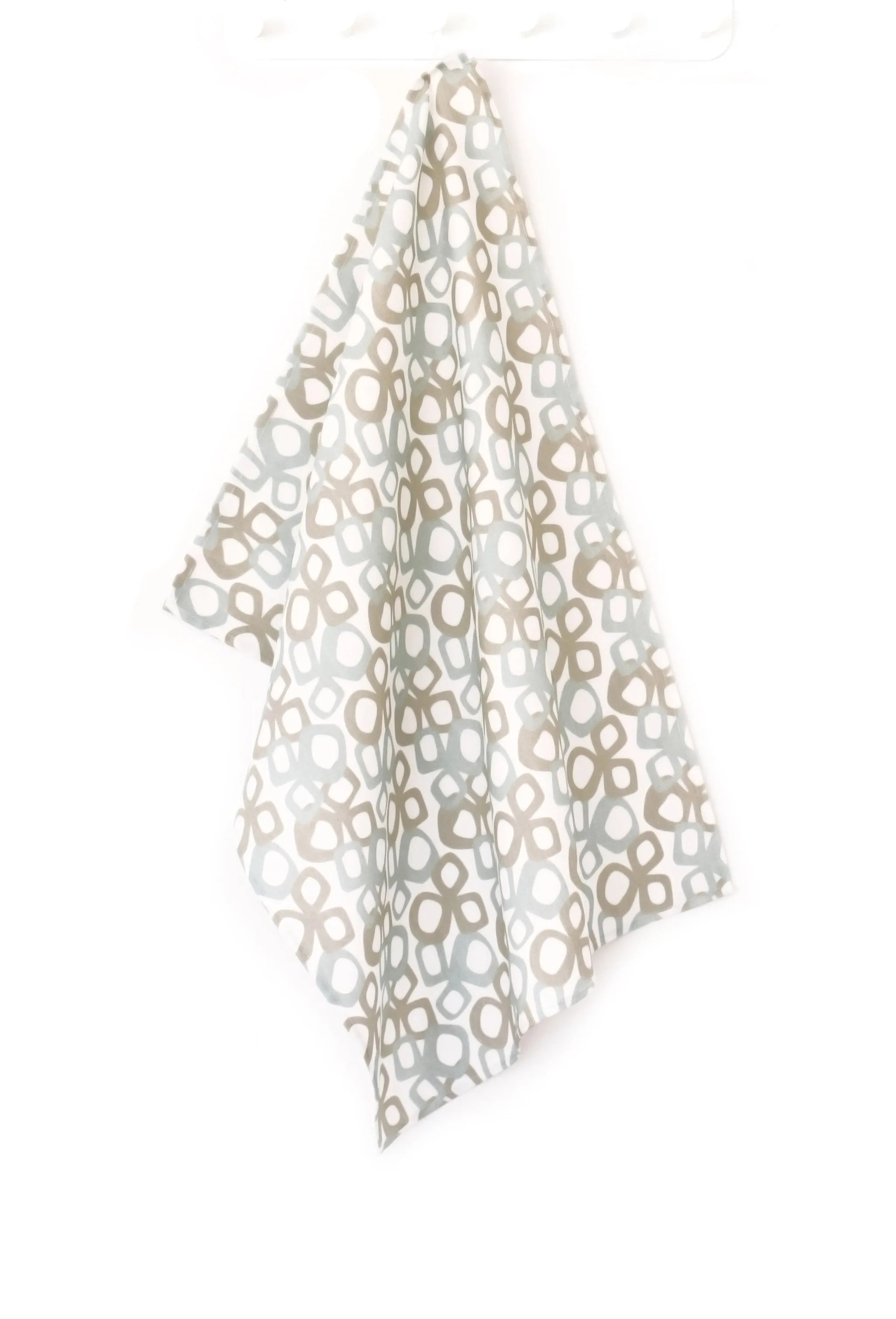 Bow Linen Cotton Tea Towel (18.5x25) – Stone