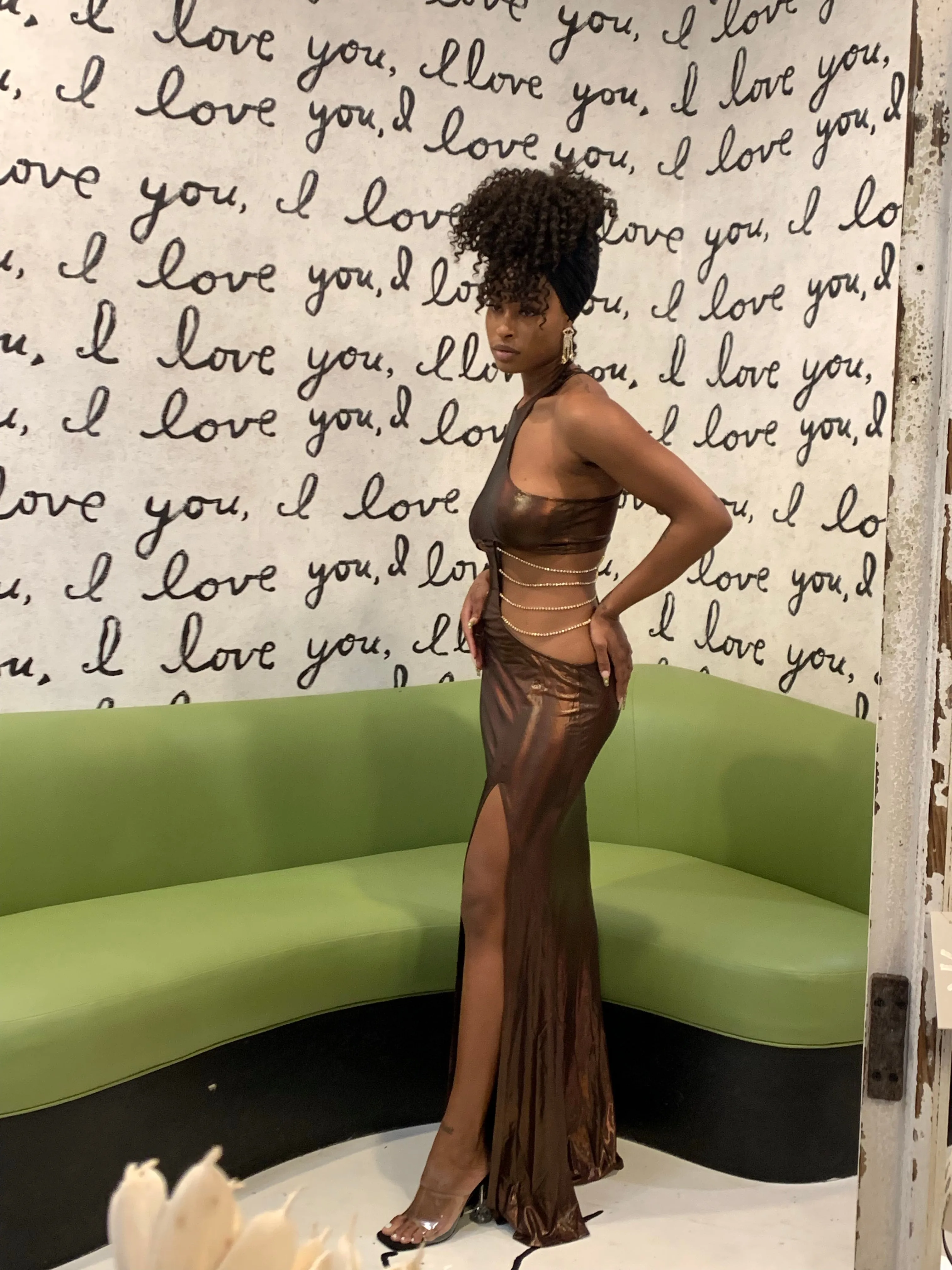 Bronze Goddess Gown