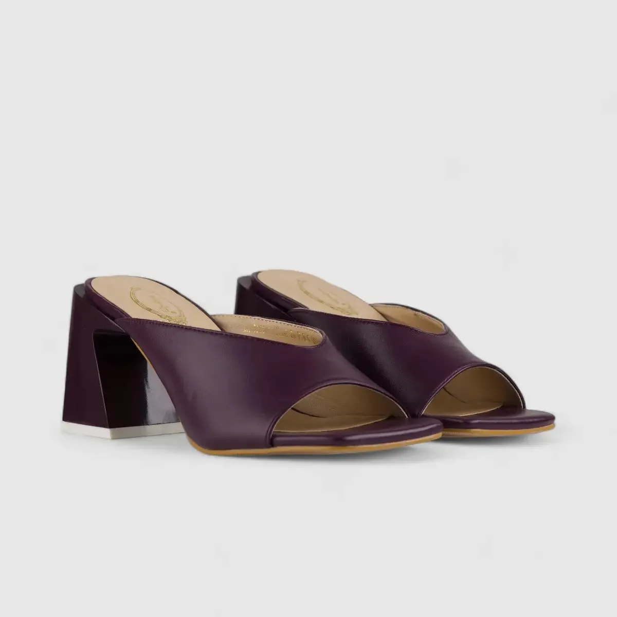 Bulbul Block Heel Sandal Orange CAR5016